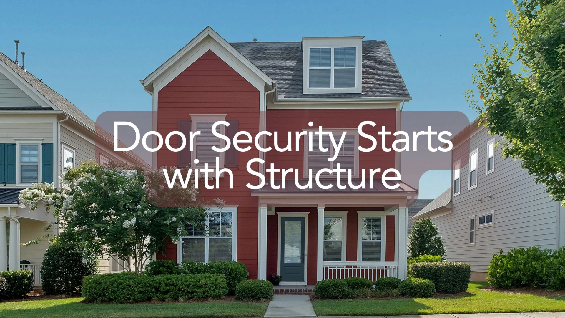 Door Security Starts with Structure